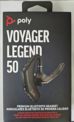 Plantronics Poly Voyager Legend 50 Premium Bluetooth Rechargeable Headset 