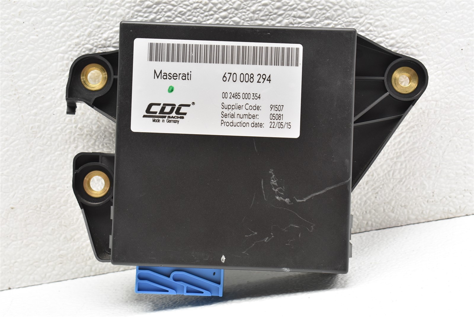 2016 Maserati Quattroporte S Q4 CDC Suspension ECU Control Module 670008294 