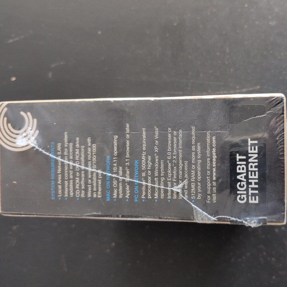 Seagate 1TB BlackArmor NAS 110 Gigabit Ethernet NEW NIB - Image 4 of 4