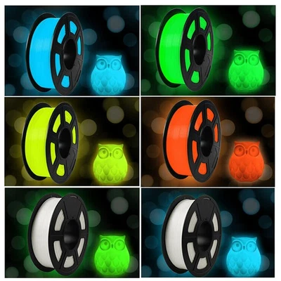 Filamento luminoso para impresora 3D PETG Glow in The Dark JAYO 1,75 mm 1,1 kg luminoso