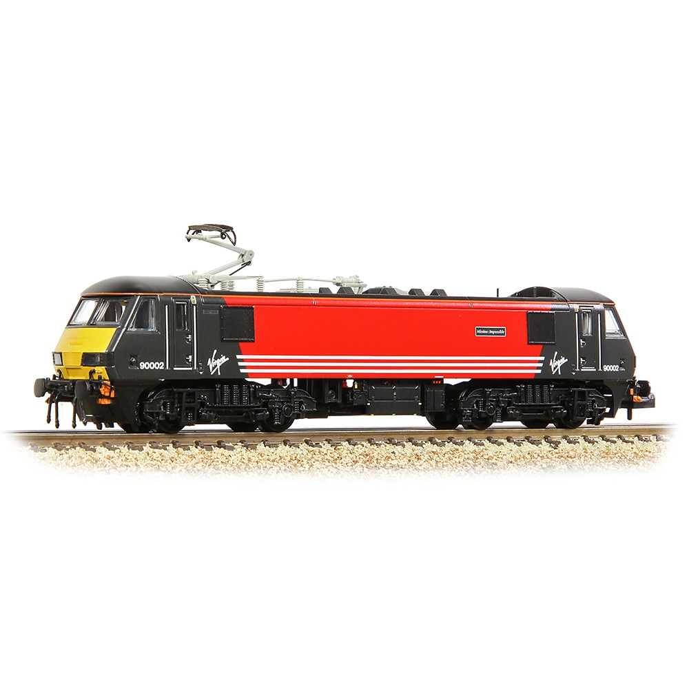 Graham Farish 371-783A N Gauge Class 90/0 90002 'Mission:Impossible' Virgin Trai