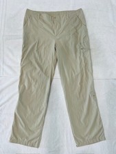 Columbia Women's PFG Omni-Shield Ultimate Break Wake Roll-Up Pants 16 x 32 beige
