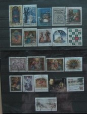 &Ouml;sterreich Briefmarken 20 St&uuml;ck Weihnachtsmarken gestempelt
