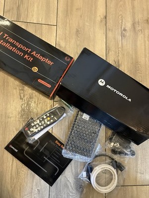 NEW Comcast Motorola Digital Transport Adapter DTA Cable Box Kit Remote Cables