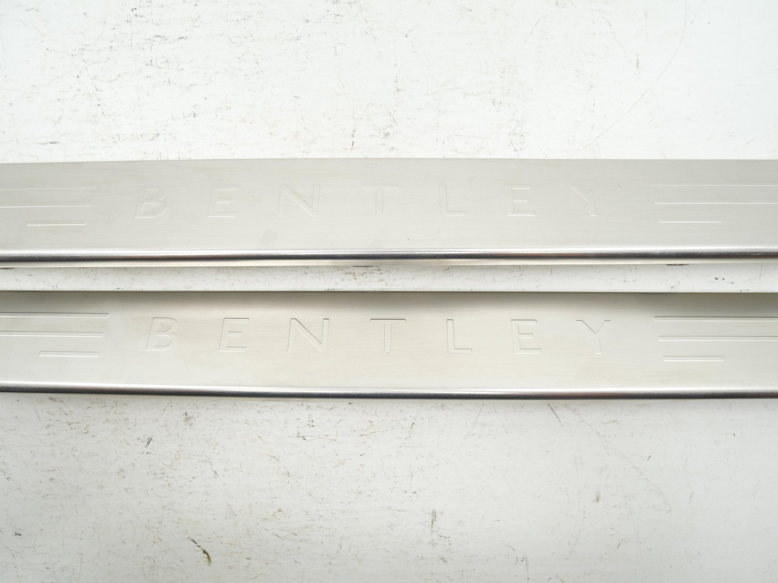 2005 Bentley Continental GT Coupe Door Sill Scuff Step Plate Trim LH/RH Set OEM
