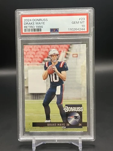 2024 Donruss Drake Maye Retro 1994 #23 PSA 10 Gem Mint