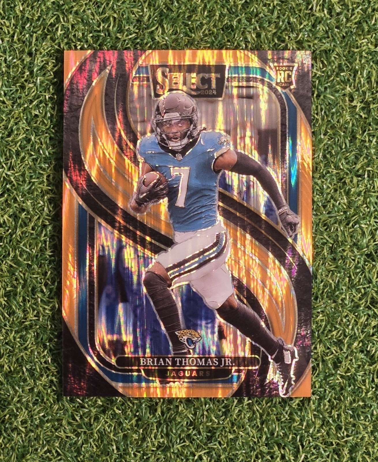 2024 Panini Select Premier Brian Thomas Jr. #143 Orange Prizm #'d /399 Rookie