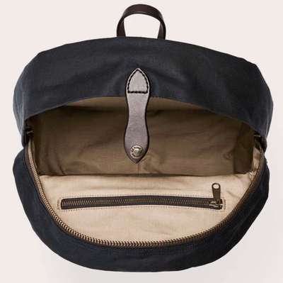 Filson Journeyman Backpack Canvas Tin Cloth Twill & Leather Navy