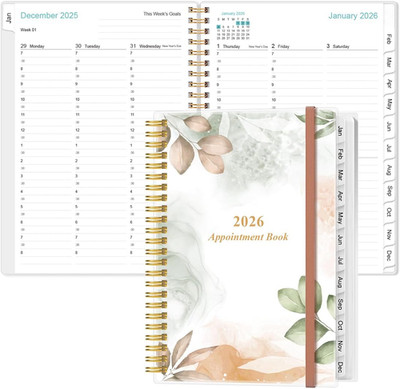 2026 Appointment Book & Planner - 2026 Daily Hourly Planner from January 2026 -