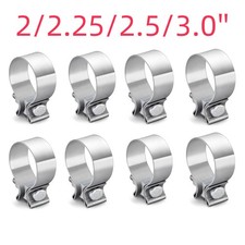 22.252.53 Inch Exhaust Clamp Narrow Band Muffler Clamp T304 Stainless Steel 22.252.53 Inch Exhaust Clamp Narrow Band Muffler Clamp T304 Stainless Steel