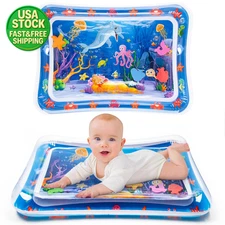 Inflatable Tummy Time Water Play Mat for Babies 3-12 Months Development Toy