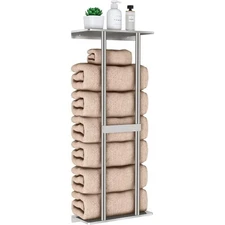 Bathroom Towel Storage for Bathroom, Wall Towel Rack for Rolled Towels, 30 inch