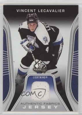 2006 SP Game Used Edition Authentic Fabrics Jersey Vincent Lecavalier #AF-VL 2d8