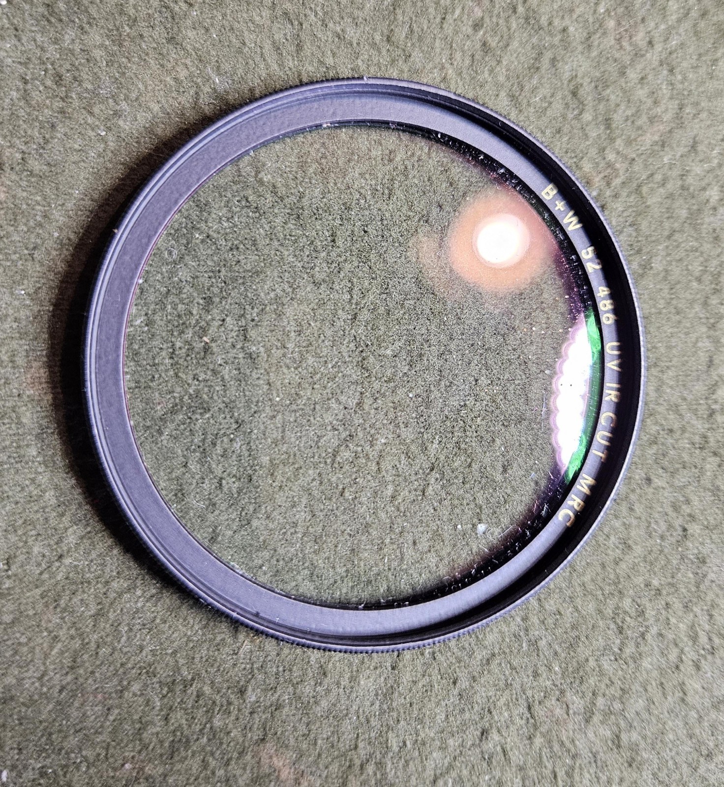 Filtro B+W 486 UV IR cut MRC  come nuovo