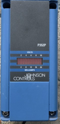 #ad JOHNSON P352PQ 1C ELECTRONIC PROPORTIONAL PLUS INTEGRAL STATIC PRESSURE CONTROL $100.00