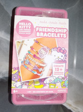 HELLO KITTY  Friends Snack Shop SANRIO Pink Friendship Bracelet Kit NEW