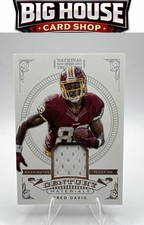 2012 Panini National Treasures #80 Fred Davis Century Material #/49