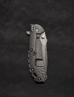 ZERO TOLERANCE 0560 Black-wash, Elmax Gen. 2 Rick Hinderer flipper