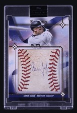 2023 Topps Luminaries Hit Kings Baseball Leather Aaron Judge RELIC AUTO 1/1 SSP