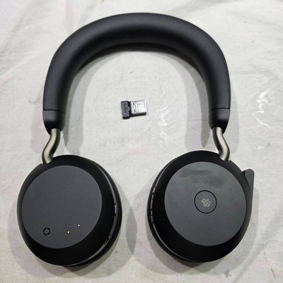 Jabra Evolve2 75 Wireless Stereo Headset w/ Link380 USB-A Bluetooth  - Fast Ship