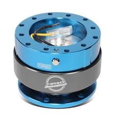 NRG 6-HOLE STEERING WHEEL BLUE QUICK RELEASE HUB ADAPTER GEN 2.0 SRK-200BL