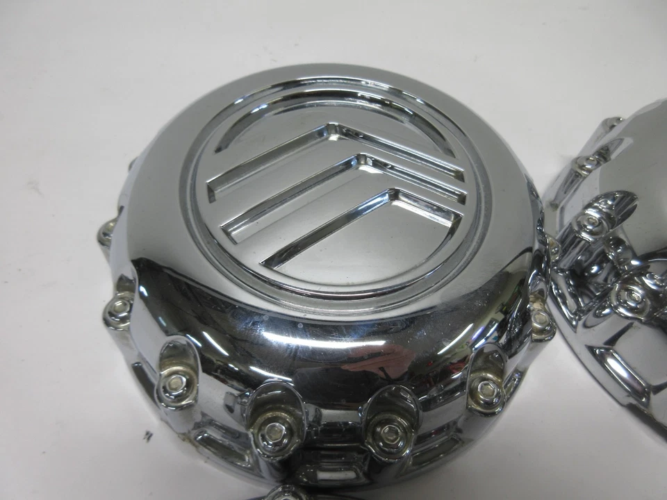 Juego de 4 tapas centrales cromadas Mercury Mountaineer 1997-01 OEM #F87A-1A096-HA Foto 2 de 4