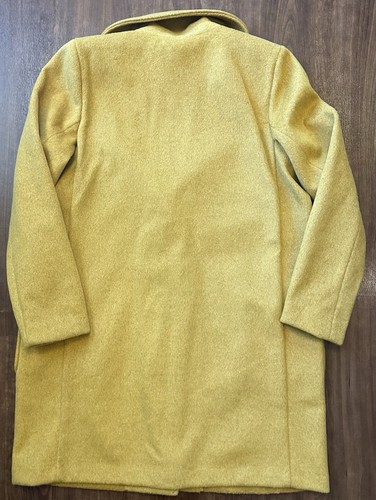 Old Navy Women’s Moleskin/ Faux Fur Peacoat Jacket Gold M - Picture 4 of 6