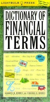 Dictionary of Financial Terms - Paperback By Morris, Virginia B - VERY GOOD
