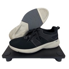 Clarks Men's Lehman Tie Lace-up Shoes Black Men’s 11.5 M Textile Upper Cushion