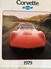 1979 Corvette - Original Brochure (folds into a Poster)