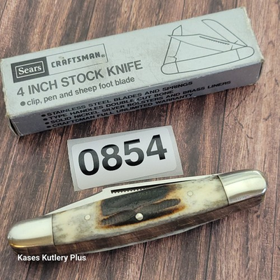 #ad #ad Sears Craftsman 95157 Stockman Folding Pocket Knife Japan $59.99