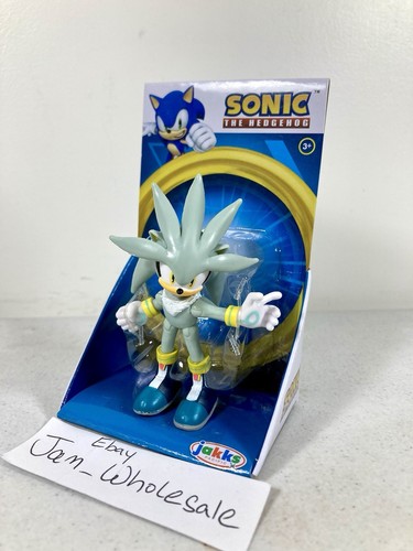 2023 Sonic The Hedgehog SILVER 2,5" Figurka akcji Jakks Pacific NOWA ZAPIECZĘTOWANA!