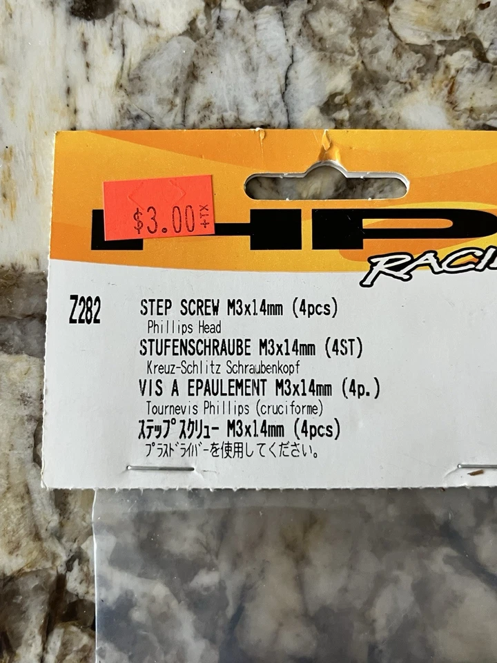 HPI Racing Step Screw M3x14mm Phillips Head (4pcs) HPIZ282 Hobby Part Japan - Image 2 of 4