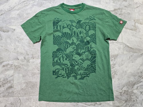 Vintage Element Skateboard T-Shirt Mens Sz M Green Nature Graphic Print Tee Y2K 
