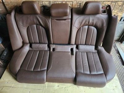 2013 Audi A6 AWalnut Brown Leather Rear Seat 