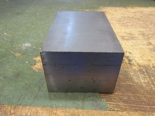 1 Flach Stahl 80mm x 60mm C45 1.0503 Lang 125mm massiv NeuT