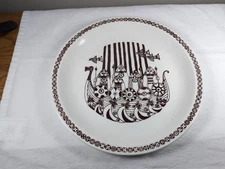 Figgjo Vintage Flint Norwegian 10.5" Viking Boat Design