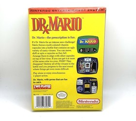 Dr. Mario ( Nintendo NES 1990 ) Authentic Tested Complete CIB - Excellent Shape