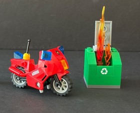 Retired LEGO CITY 60000 Fire Motorcycle Minifigure Complete