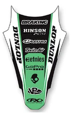 Factory Effex Rear Fender Graphics Kit - Style 16 Motorcycle Dirt Bike 19-32130