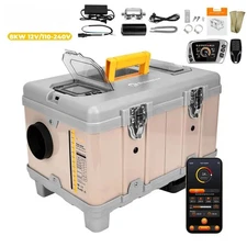 8KW 220V Diesel Air Heater with Bluetooth APP&LCD Monitor Parking Night Heater