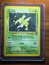 ONE Scyther 17/130 Pokemon Base Set 2 Holo Rare Pokemon TCG on eBay