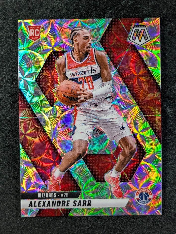 2024-25 Panini Mosaic ALEXANDRE SARR Rookie RC International Prizm SP #216