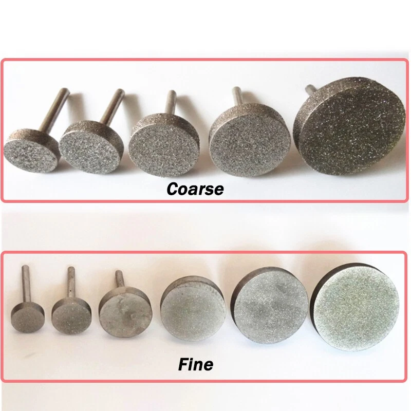 Diamant Schleifkopf Schleifstift Rund Fräser für Dremel Proxxon 20mm -100mm - Bild 2 von 4