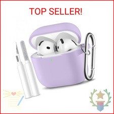 Dgege for Airpods 4th Generation Case Cover 2024 ,Soft Silicone Full Protective