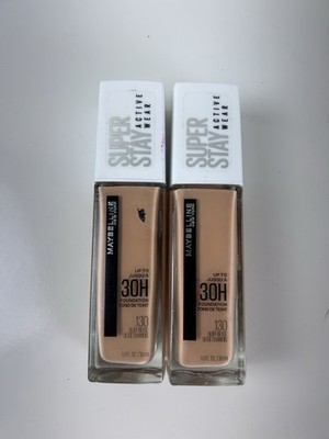 Maybelline Superstay Active Wear 30HR Foundation 130 Buff Beige Lot Of 2
