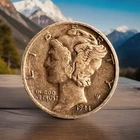 1944 D MERCURY SILVER DIME 90% SILVER - US COLLECTIBLE COIN #2