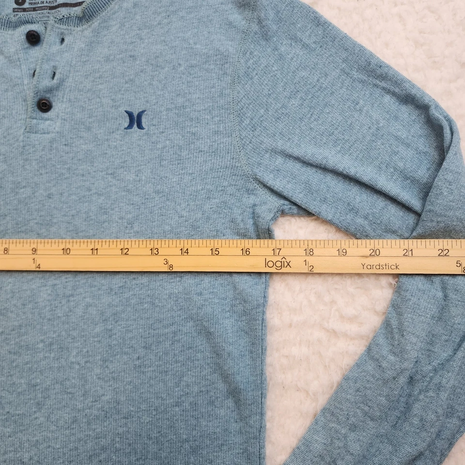 Hurley Buckle Henley Long Sleeve Mens S Ribbed Thermal Dexter Kill Shirt - Image 3 of 4
