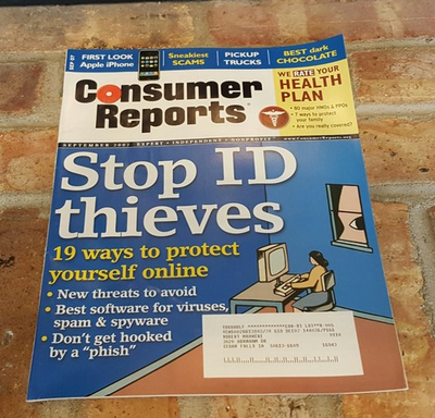 #ad Consumer Reports September 2007 Issue $11.15
