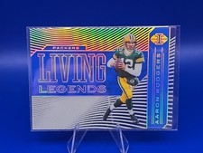 2020 Panini Illusions Football Sapphire Living Legends Aaron Rodgers #LL2